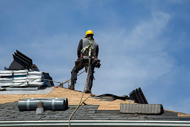 Professional Emergency Roof Repair technician working in Lenexa, KS